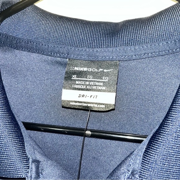 Nike Golf mens size XL navy blue brand new short sleeve shirt - Picture 4 of 5